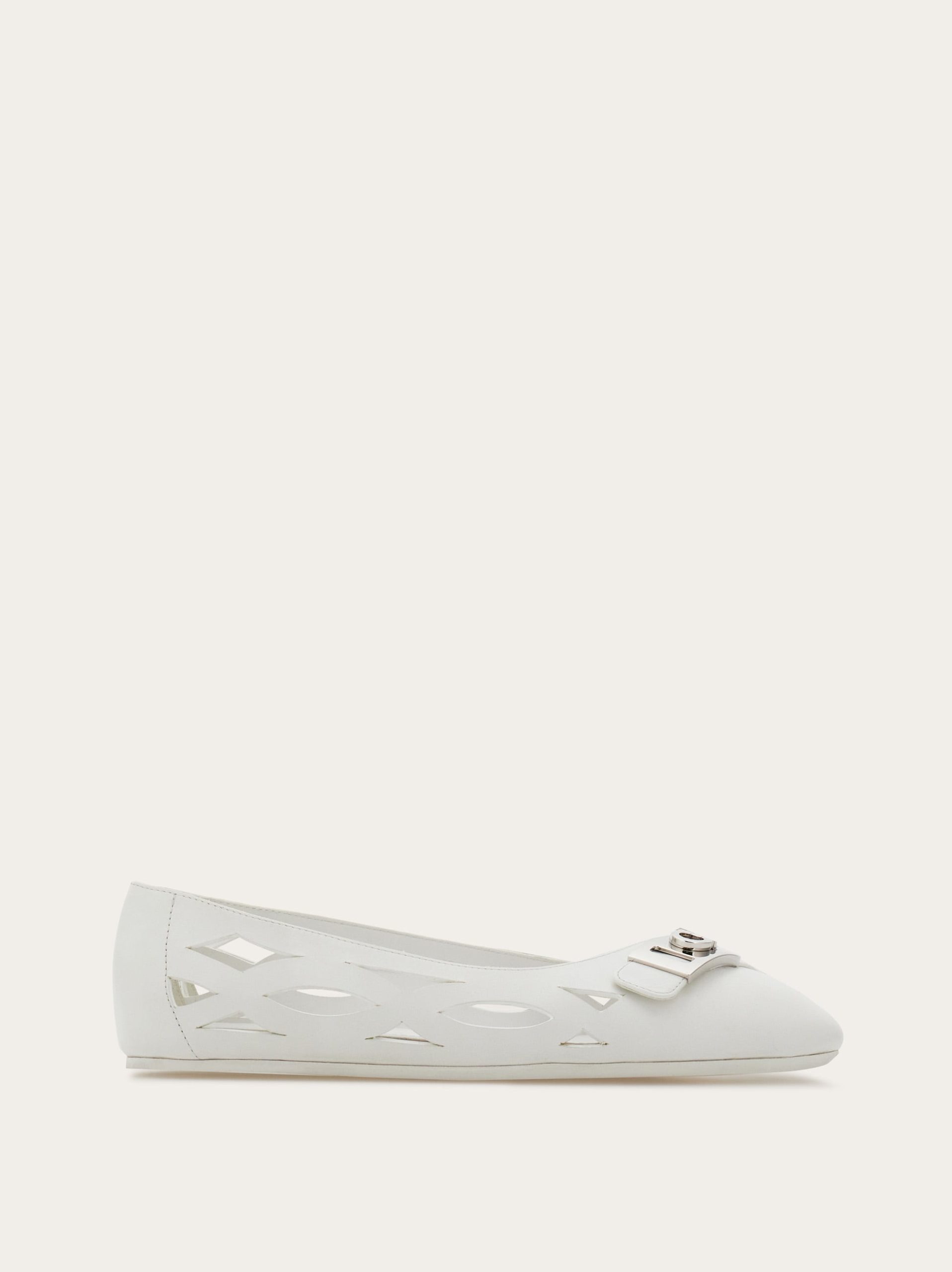 Ferragamo Hug buckle ballet flat - Image 1